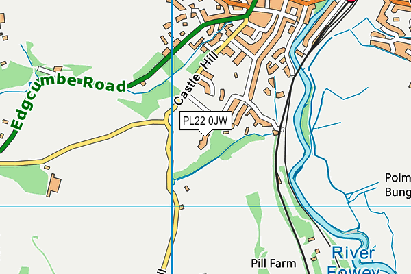 PL22 0JW map - OS VectorMap District (Ordnance Survey) PL22 0JW map - OS VectorMap District (Ordnance Survey)