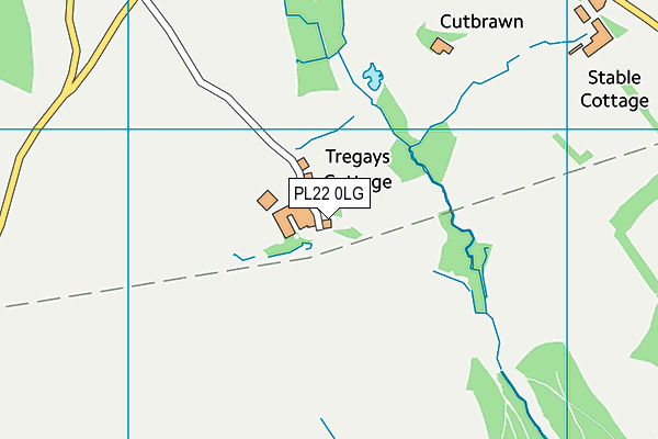 PL22 0LG map - OS VectorMap District (Ordnance Survey) PL22 0LG map - OS VectorMap District (Ordnance Survey)