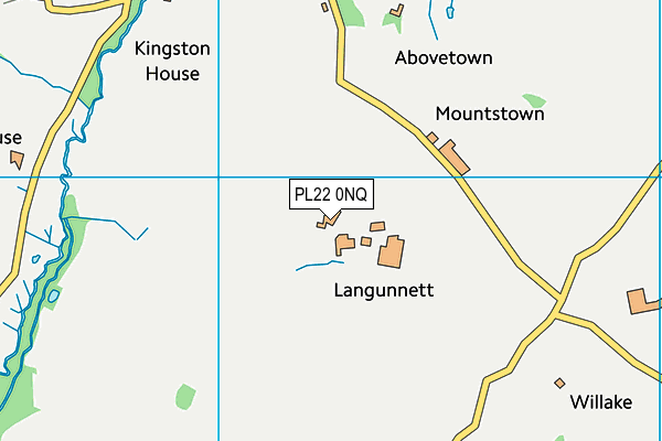 PL22 0NQ map - OS VectorMap District (Ordnance Survey) PL22 0NQ map - OS VectorMap District (Ordnance Survey)