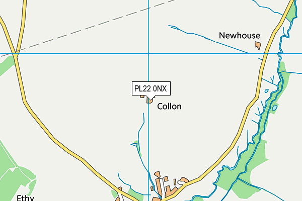 PL22 0NX map - OS VectorMap District (Ordnance Survey) PL22 0NX map - OS VectorMap District (Ordnance Survey)