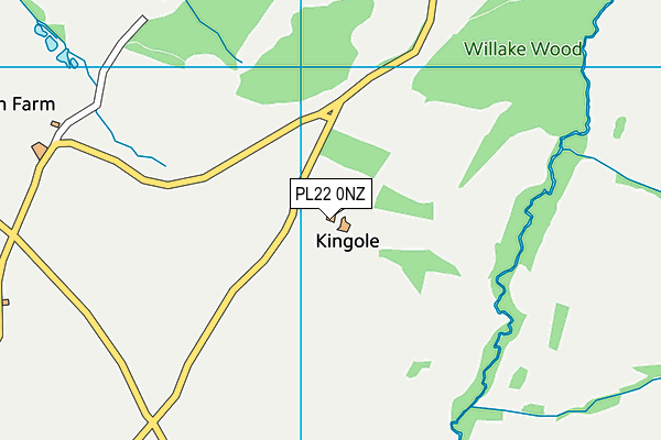 PL22 0NZ map - OS VectorMap District (Ordnance Survey) PL22 0NZ map - OS VectorMap District (Ordnance Survey)