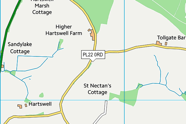 PL22 0RD map - OS VectorMap District (Ordnance Survey) PL22 0RD map - OS VectorMap District (Ordnance Survey)