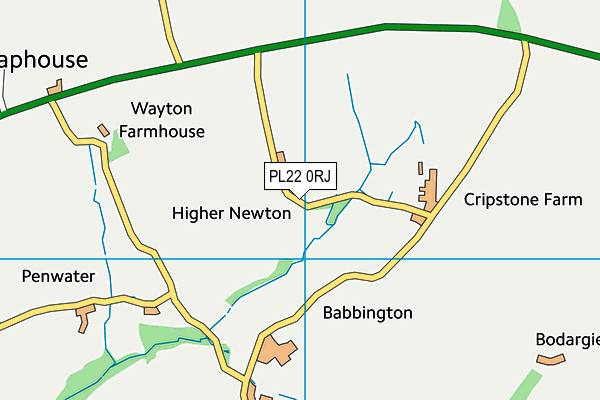 PL22 0RJ map - OS VectorMap District (Ordnance Survey) PL22 0RJ map - OS VectorMap District (Ordnance Survey)
