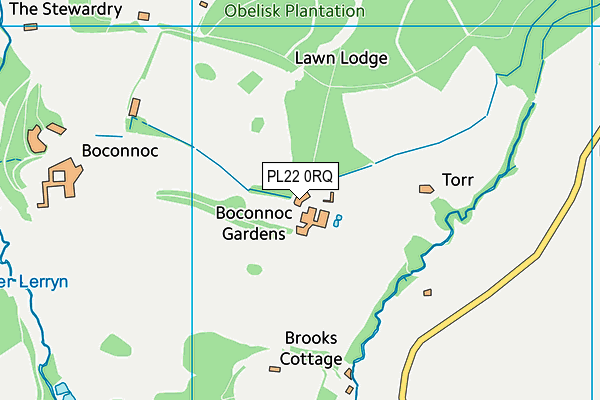 PL22 0RQ map - OS VectorMap District (Ordnance Survey) PL22 0RQ map - OS VectorMap District (Ordnance Survey)