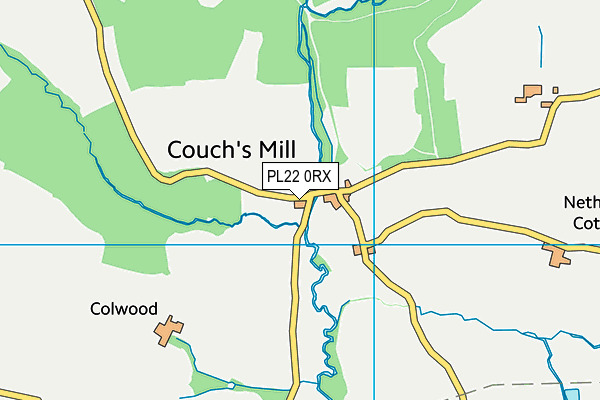 PL22 0RX map - OS VectorMap District (Ordnance Survey) PL22 0RX map - OS VectorMap District (Ordnance Survey)