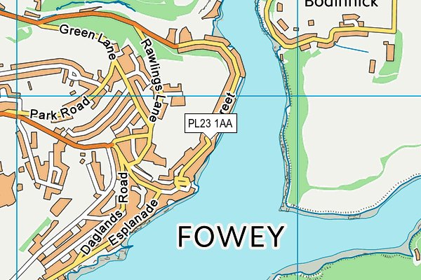 PL23 1AA map - OS VectorMap District (Ordnance Survey) PL23 1AA map - OS VectorMap District (Ordnance Survey)