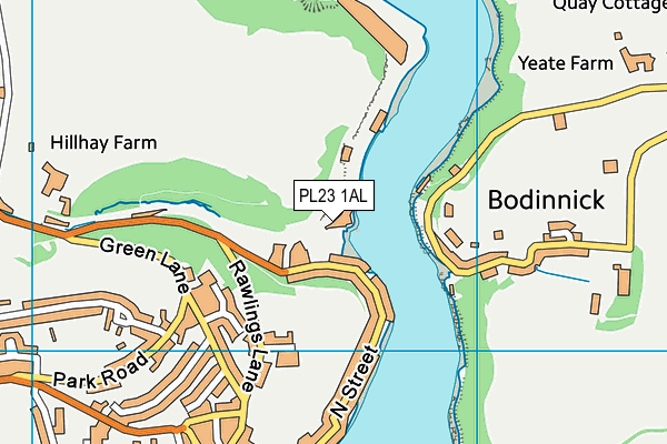 PL23 1AL map - OS VectorMap District (Ordnance Survey) PL23 1AL map - OS VectorMap District (Ordnance Survey)