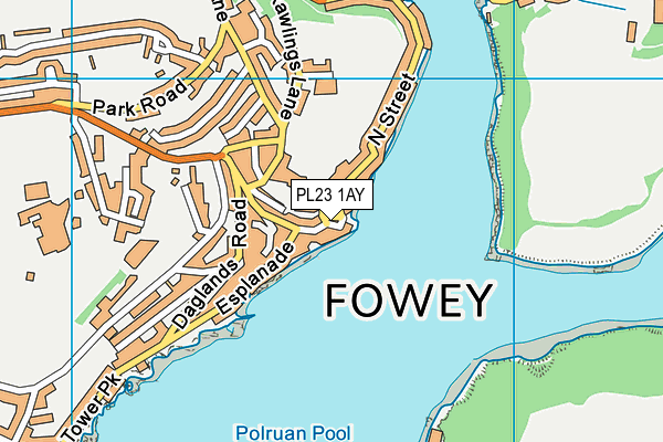 PL23 1AY map - OS VectorMap District (Ordnance Survey) PL23 1AY map - OS VectorMap District (Ordnance Survey)