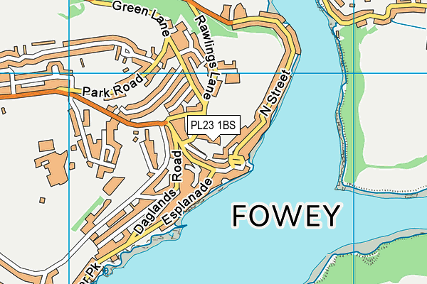 PL23 1BS map - OS VectorMap District (Ordnance Survey) PL23 1BS map - OS VectorMap District (Ordnance Survey)