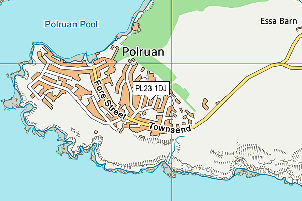 PL23 1DJ map - OS VectorMap District (Ordnance Survey) PL23 1DJ map - OS VectorMap District (Ordnance Survey)