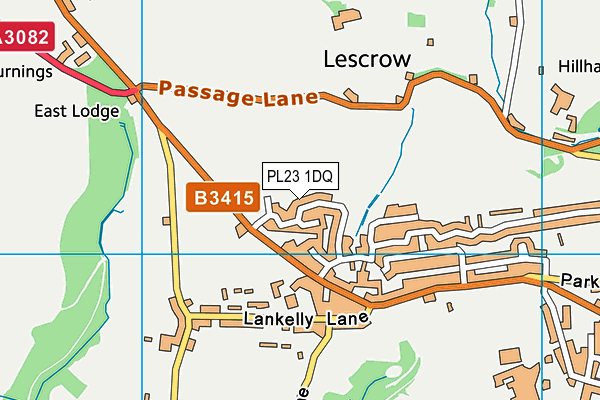PL23 1DQ map - OS VectorMap District (Ordnance Survey) PL23 1DQ map - OS VectorMap District (Ordnance Survey)