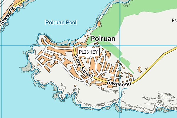 PL23 1EY map - OS VectorMap District (Ordnance Survey) PL23 1EY map - OS VectorMap District (Ordnance Survey)