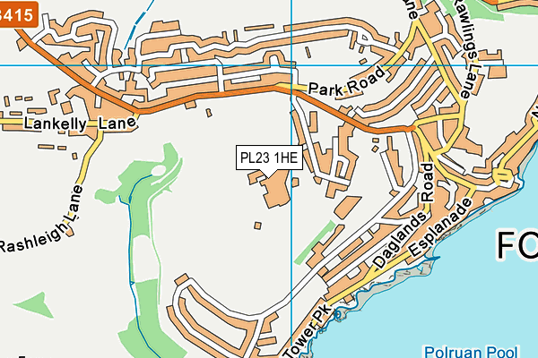 PL23 1HE map - OS VectorMap District (Ordnance Survey) PL23 1HE map - OS VectorMap District (Ordnance Survey)