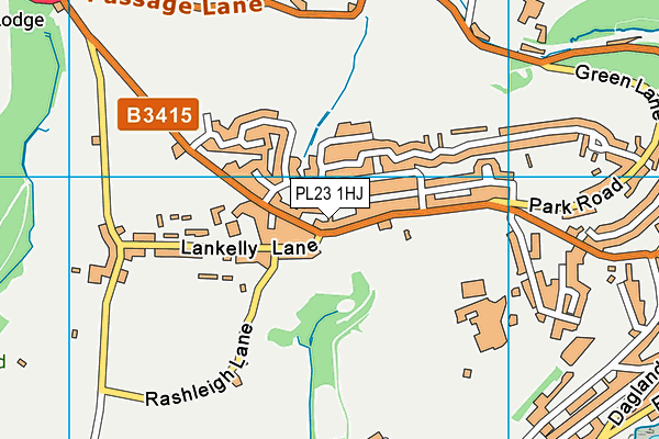 PL23 1HJ map - OS VectorMap District (Ordnance Survey) PL23 1HJ map - OS VectorMap District (Ordnance Survey)