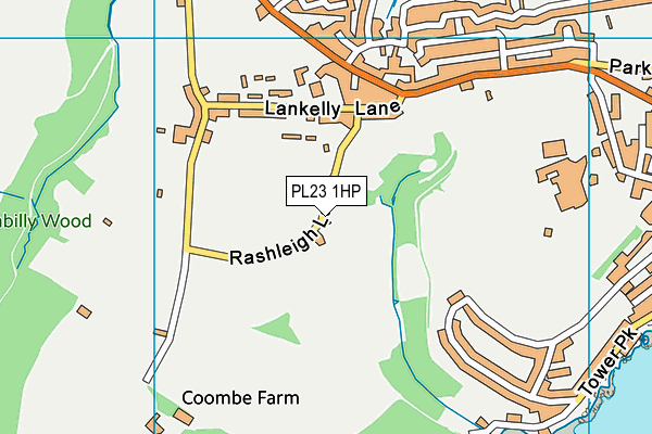 PL23 1HP map - OS VectorMap District (Ordnance Survey) PL23 1HP map - OS VectorMap District (Ordnance Survey)