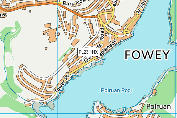 PL23 1HX map - OS VectorMap District (Ordnance Survey) PL23 1HX map - OS VectorMap District (Ordnance Survey)