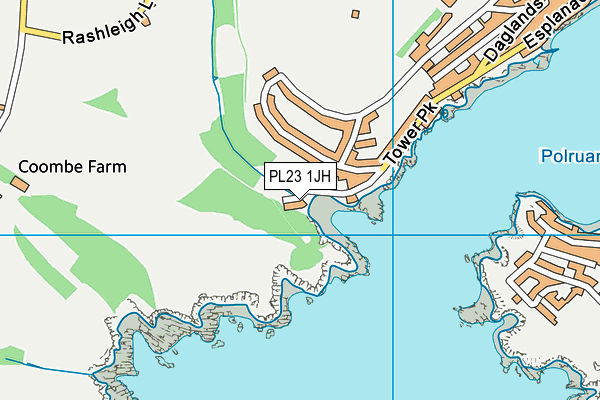 PL23 1JH map - OS VectorMap District (Ordnance Survey) PL23 1JH map - OS VectorMap District (Ordnance Survey)