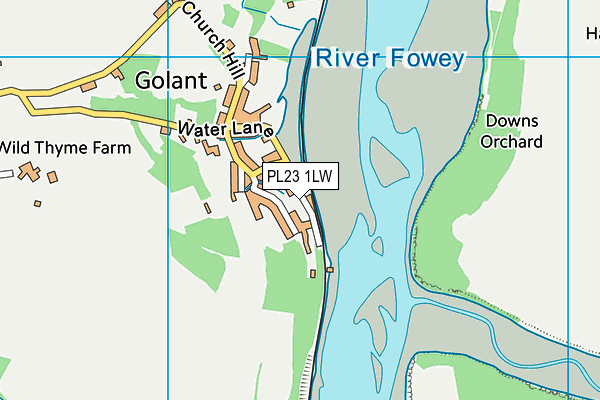 PL23 1LW map - OS VectorMap District (Ordnance Survey) PL23 1LW map - OS VectorMap District (Ordnance Survey)