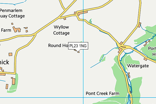 PL23 1NG map - OS VectorMap District (Ordnance Survey) PL23 1NG map - OS VectorMap District (Ordnance Survey)