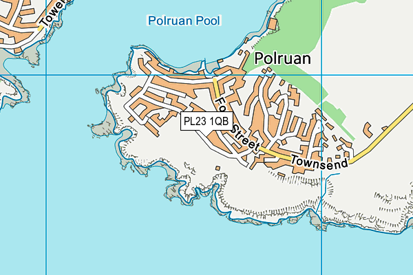 PL23 1QB map - OS VectorMap District (Ordnance Survey) PL23 1QB map - OS VectorMap District (Ordnance Survey)