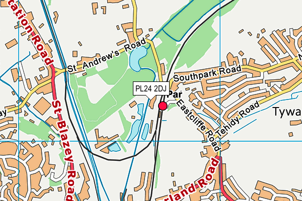 PL24 2DJ map - OS VectorMap District (Ordnance Survey) PL24 2DJ map - OS VectorMap District (Ordnance Survey)