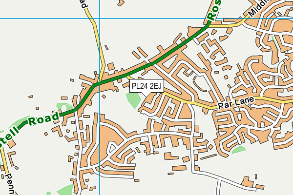 PL24 2EJ map - OS VectorMap District (Ordnance Survey) PL24 2EJ map - OS VectorMap District (Ordnance Survey)