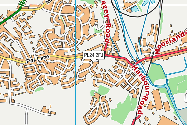 PL24 2FJ map - OS VectorMap District (Ordnance Survey) PL24 2FJ map - OS VectorMap District (Ordnance Survey)