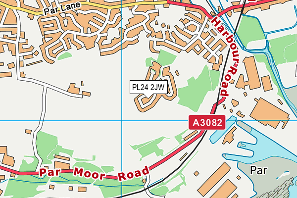 PL24 2JW map - OS VectorMap District (Ordnance Survey) PL24 2JW map - OS VectorMap District (Ordnance Survey)