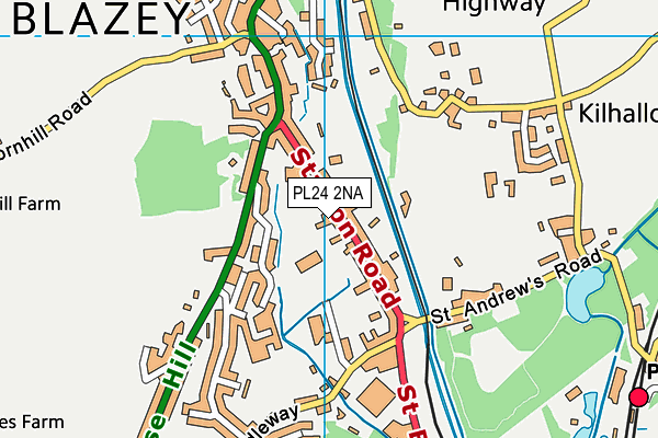 PL24 2NA map - OS VectorMap District (Ordnance Survey) PL24 2NA map - OS VectorMap District (Ordnance Survey)