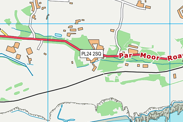 PL24 2SQ map - OS VectorMap District (Ordnance Survey) PL24 2SQ map - OS VectorMap District (Ordnance Survey)