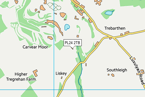 PL24 2TB map - OS VectorMap District (Ordnance Survey) PL24 2TB map - OS VectorMap District (Ordnance Survey)