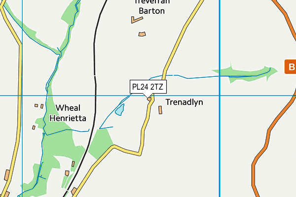 PL24 2TZ map - OS VectorMap District (Ordnance Survey) PL24 2TZ map - OS VectorMap District (Ordnance Survey)