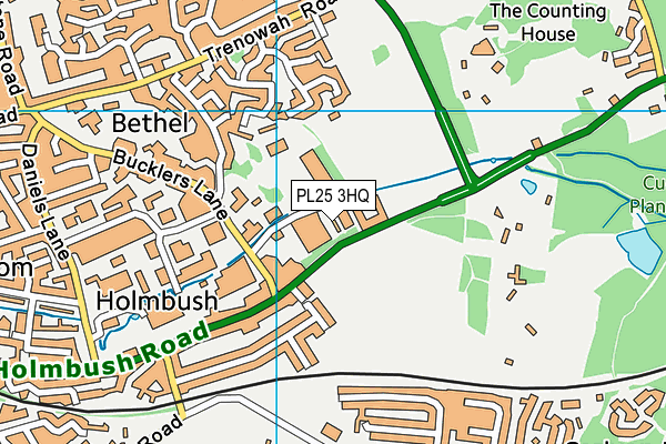 PL25 3HQ map - OS VectorMap District (Ordnance Survey) PL25 3HQ map - OS VectorMap District (Ordnance Survey)