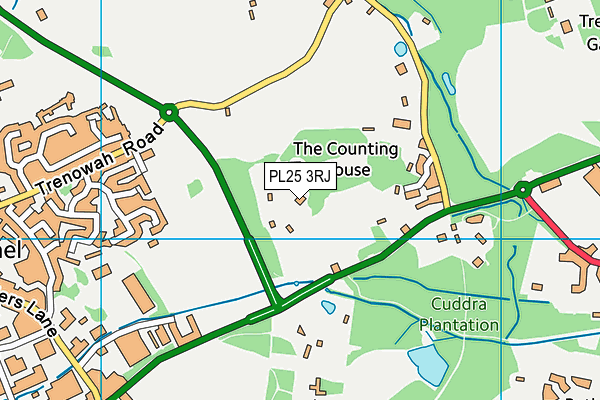 PL25 3RJ map - OS VectorMap District (Ordnance Survey) PL25 3RJ map - OS VectorMap District (Ordnance Survey)