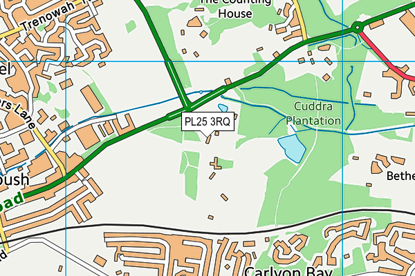 PL25 3RQ map - OS VectorMap District (Ordnance Survey) PL25 3RQ map - OS VectorMap District (Ordnance Survey)