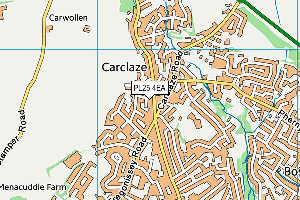 PL25 4EA map - OS VectorMap District (Ordnance Survey) PL25 4EA map - OS VectorMap District (Ordnance Survey)