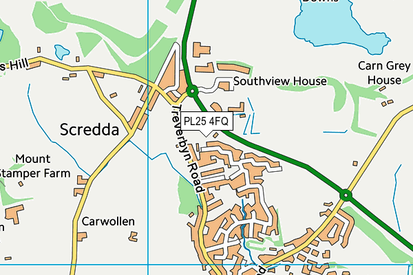 PL25 4FQ map - OS VectorMap District (Ordnance Survey) PL25 4FQ map - OS VectorMap District (Ordnance Survey)