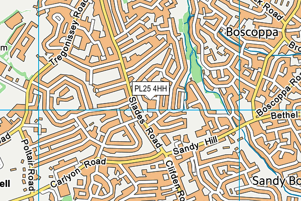 PL25 4HH map - OS VectorMap District (Ordnance Survey) PL25 4HH map - OS VectorMap District (Ordnance Survey)
