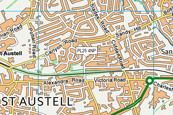 PL25 4NP map - OS VectorMap District (Ordnance Survey) PL25 4NP map - OS VectorMap District (Ordnance Survey)