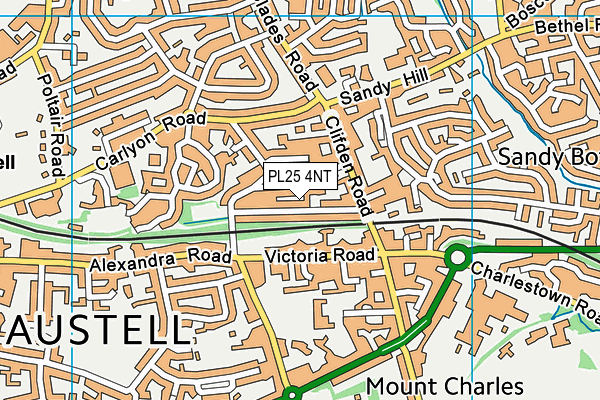 PL25 4NT map - OS VectorMap District (Ordnance Survey) PL25 4NT map - OS VectorMap District (Ordnance Survey)
