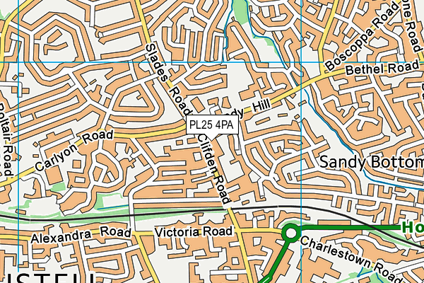 PL25 4PA map - OS VectorMap District (Ordnance Survey) PL25 4PA map - OS VectorMap District (Ordnance Survey)