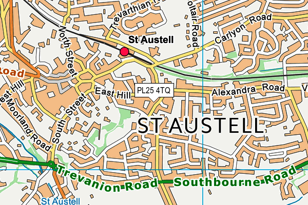 PL25 4TQ map - OS VectorMap District (Ordnance Survey) PL25 4TQ map - OS VectorMap District (Ordnance Survey)