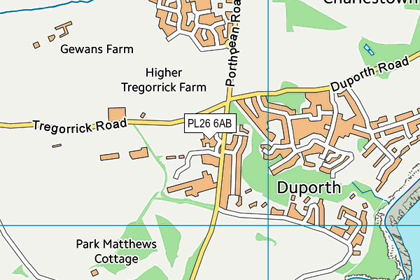 PL26 6AB map - OS VectorMap District (Ordnance Survey) PL26 6AB map - OS VectorMap District (Ordnance Survey)