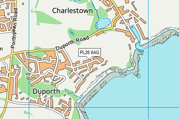 PL26 6AG map - OS VectorMap District (Ordnance Survey) PL26 6AG map - OS VectorMap District (Ordnance Survey)