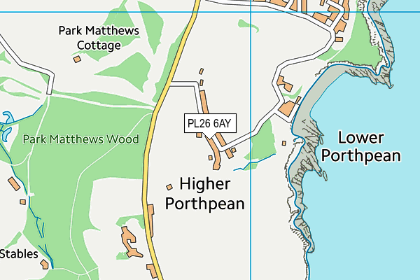 PL26 6AY map - OS VectorMap District (Ordnance Survey) PL26 6AY map - OS VectorMap District (Ordnance Survey)