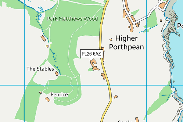 PL26 6AZ map - OS VectorMap District (Ordnance Survey) PL26 6AZ map - OS VectorMap District (Ordnance Survey)