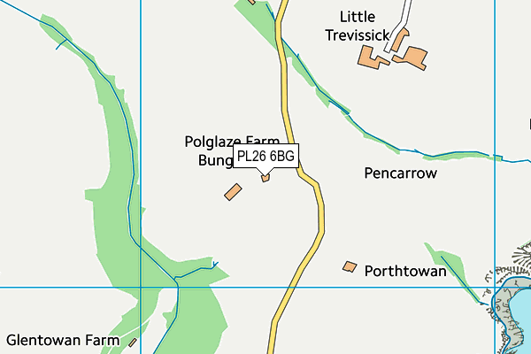 PL26 6BG map - OS VectorMap District (Ordnance Survey) PL26 6BG map - OS VectorMap District (Ordnance Survey)