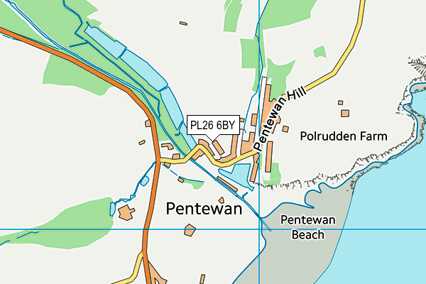 PL26 6BY map - OS VectorMap District (Ordnance Survey) PL26 6BY map - OS VectorMap District (Ordnance Survey)