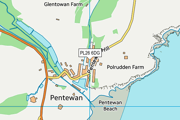 PL26 6DG map - OS VectorMap District (Ordnance Survey) PL26 6DG map - OS VectorMap District (Ordnance Survey)