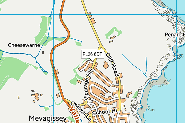 PL26 6DT map - OS VectorMap District (Ordnance Survey) PL26 6DT map - OS VectorMap District (Ordnance Survey)